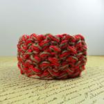 Handmade Crochet Bracelet - Red &..